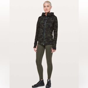 Lululemon Scuba Hoodie NEW Incognito Camo Multi Gator Green Sz 4 NWOT price firm